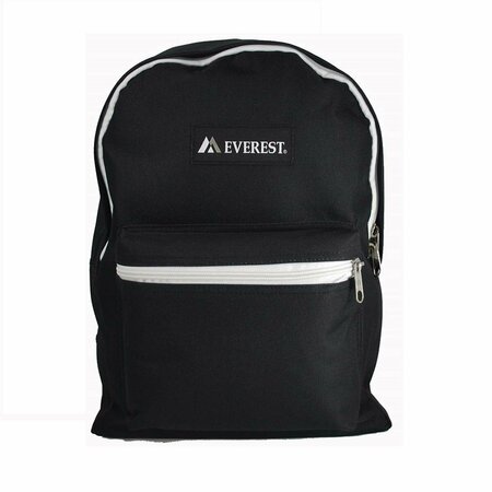 BETTER THAN A BRAND 1045K-BK-WHT Basic Backpack - Black & White BE2127461